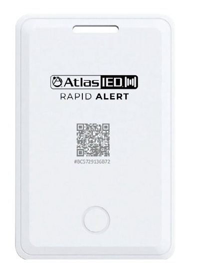 AtlasIED Rapid Alert IP-PB wearable panic button